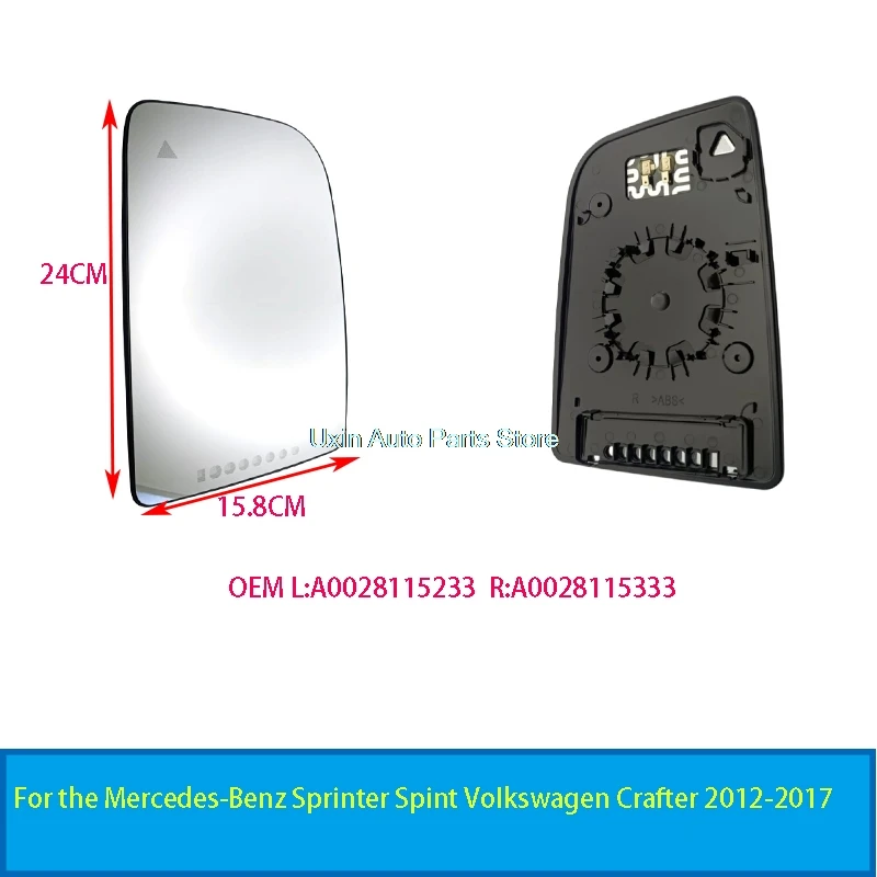For the Mercedes-Benz Sprinter Spint Volkswagen Crafter 2012-2017 Heating Car mirror with blind spot heating car mirror NEW
For the Mercedes-Benz Sprinter Spint Volkswagen Crafter 2012-2017 Heating Car mirror with blind spot heating car mirror NEW