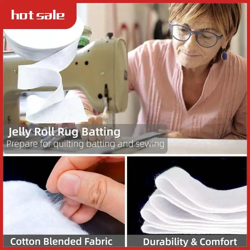 A33R-Cotton Blend Batting On A Roll Cotton Batting Roll For Quiltsneedle Punched Cotton Batting For Rugs, Purses(2 Rolls)
A33R-Cotton Blend Batting On A Roll Cotton Batting Roll For Quiltsneedle Punched Cotton Batting For Rugs, Purses(2 Rolls)
