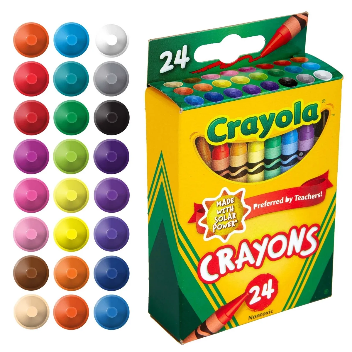 24ct Crayons Kids School Supplies Art Classroom Must Haves for Teachers Coloring Gift
24ct Crayons Kids School Supplies Art Classroom Must Haves for Teachers Coloring Gift