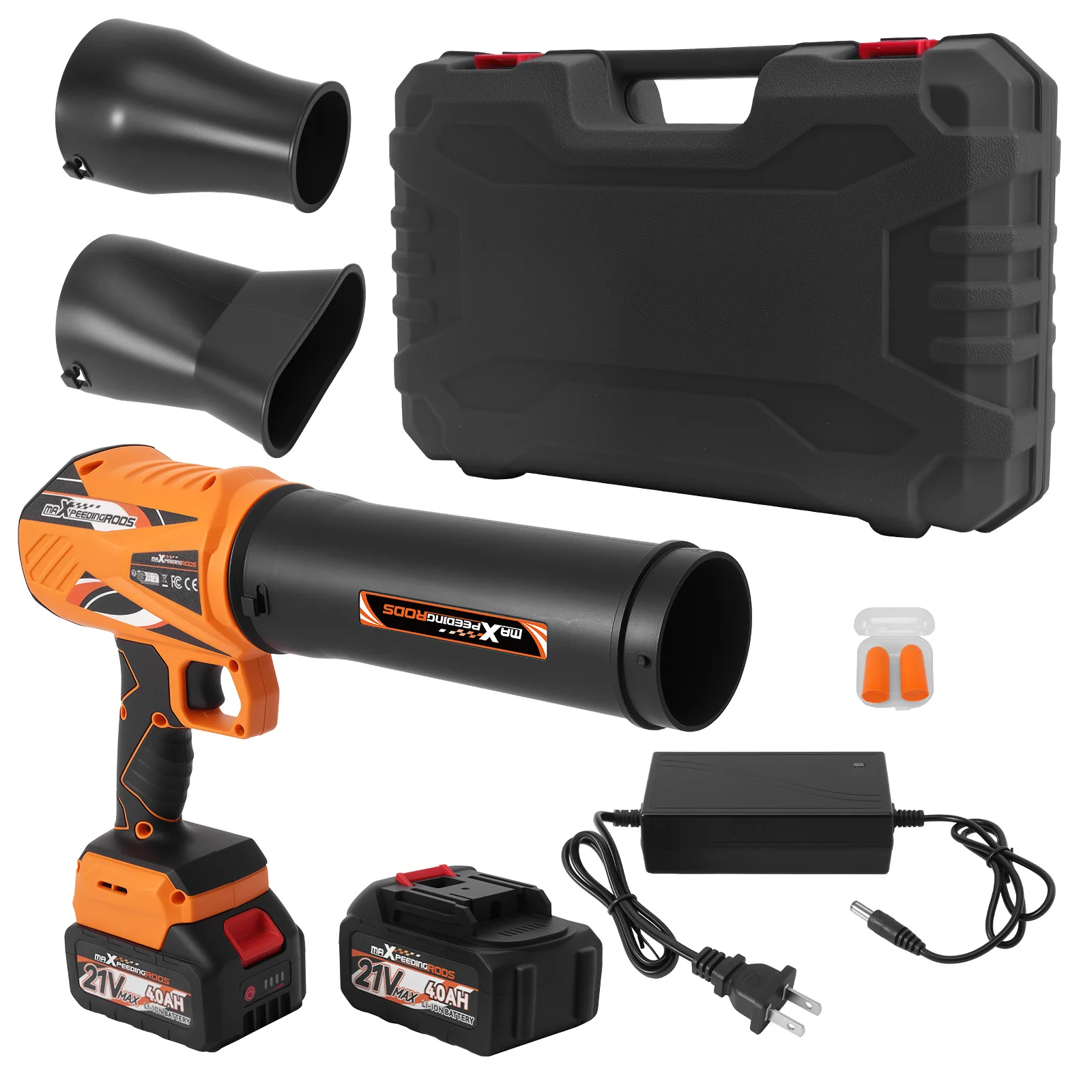 maXpeedingrods Leaf Blower 550CFM Cordless Variable Speed 2 Batteries for Garden
maXpeedingrods Leaf Blower 550CFM Cordless Variable Speed 2 Batteries for Garden