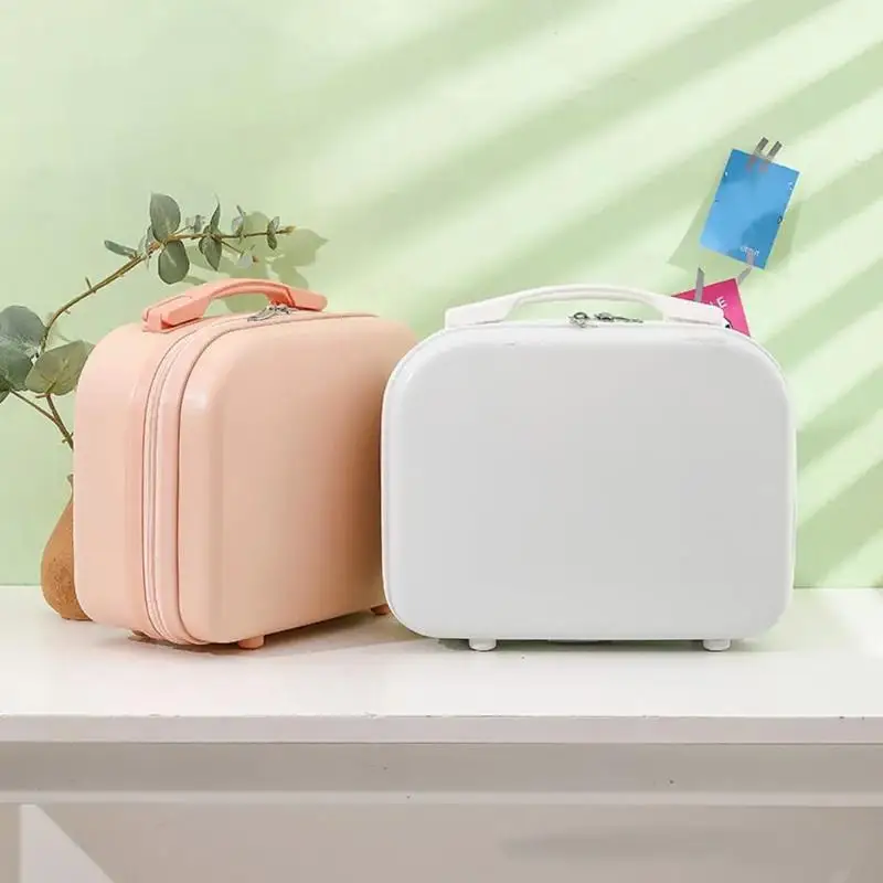 14 Inches Mini Women Carry On Suitcase Short Trip Travel Luggage Make Up Travel Bag Hard Makeup Travel Bag Beauty Box
14 Inches Mini Women Carry On Suitcase Short Trip Travel Luggage Make Up Travel Bag Hard Makeup Travel Bag Beauty Box