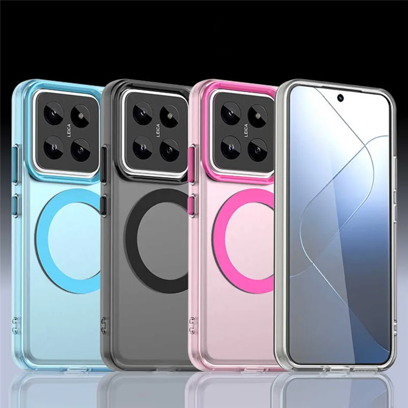 For Xiaomi 14 Case For Xiaomi 14 Ultra 14 14T Pro Cover Translucent Candy Color Matte Magnetic Shockproof Bumper For Xiaomi 14
For Xiaomi 14 Case For Xiaomi 14 Ultra 14 14T Pro Cover Translucent Candy Color Matte Magnetic Shockproof Bumper For Xiaomi 14