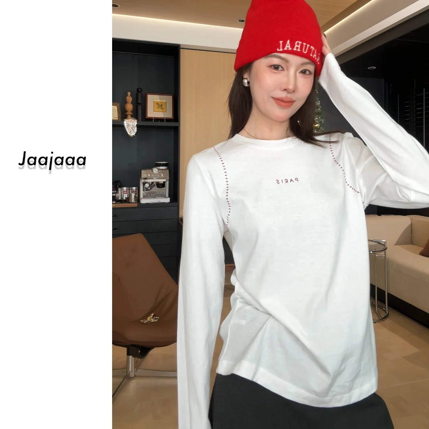 Женская повседневная футболка Jaajaaa с круглым вырезом и вышивкой, хлопковая, с длинным рукавом, дышащая, универсальная, базовый слой, весна 2026
Женская повседневная футболка Jaajaaa с круглым вырезом и вышивкой, хлопковая, с длинным рукавом, дышащая, универсальная, базовый слой, весна 2026