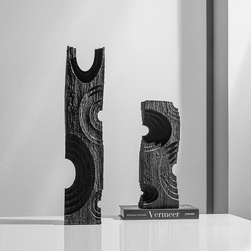 Modern simple creative wood grain old retro special-shaped creative art decoration model room soft home decoration
Modern simple creative wood grain old retro special-shaped creative art decoration model room soft home decoration