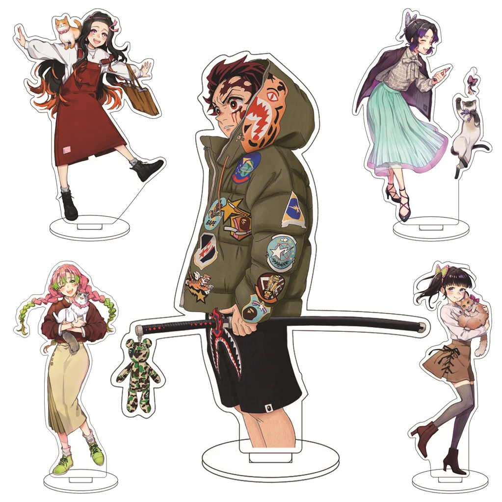 16CM Anime Demon Slayer Kamado Tanjiro Kamado Nezuko Agatsuma Zenitsu Tsuyuri Kanawo Cos Acrylic Figure Stand Ornaments Gifts
16CM Anime Demon Slayer Kamado Tanjiro Kamado Nezuko Agatsuma Zenitsu Tsuyuri Kanawo Cos Acrylic Figure Stand Ornaments Gifts