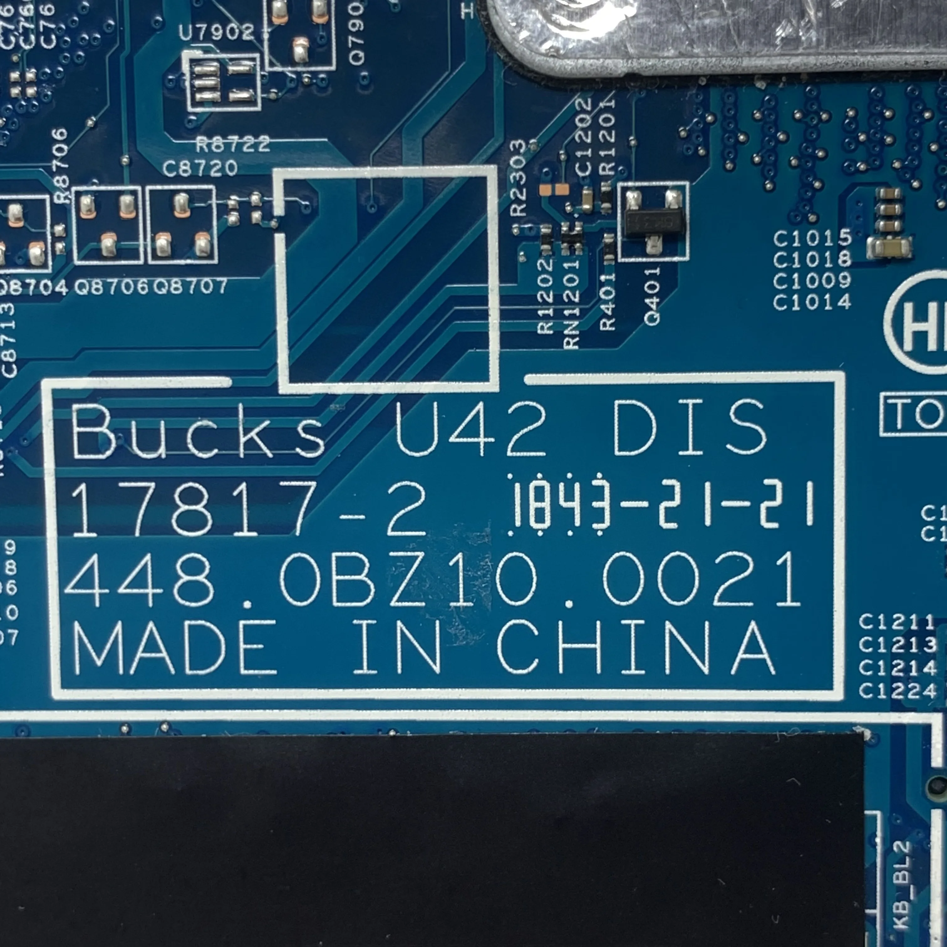 Mainboard 448.0BZ10.0021 For HP X360 14M-BA 14-BA Laptop Motherboard 17817-2 With SR3LA i5-8250U CPU DDR4 100% Full Working Well
Mainboard 448.0BZ10.0021 For HP X360 14M-BA 14-BA Laptop Motherboard 17817-2 With SR3LA i5-8250U CPU DDR4 100% Full Working Well
