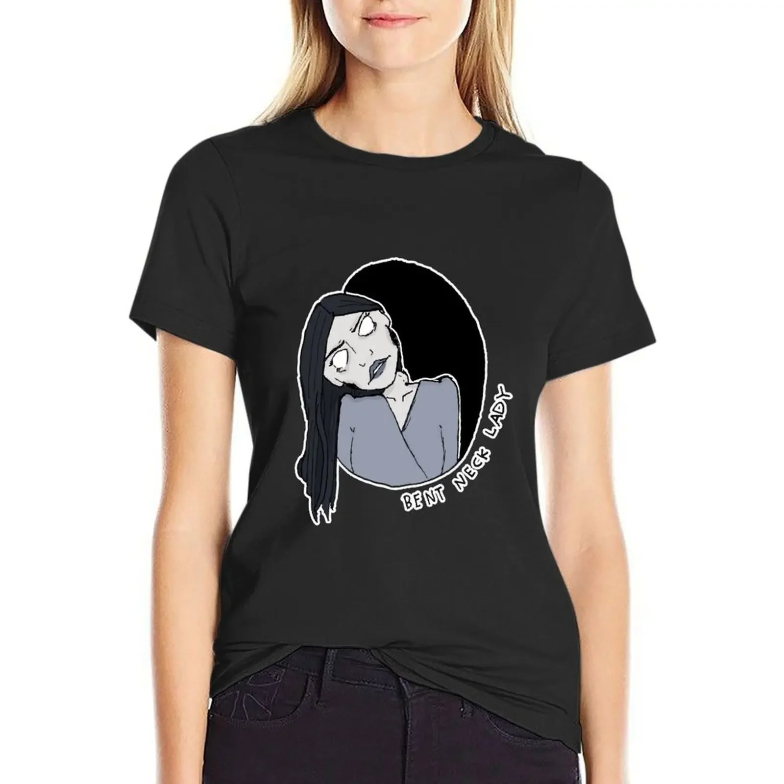 The Bent Neck Lady T-Shirt lady clothes anime clothes blacks t-shirts for Women graphic tees funny
The Bent Neck Lady T-Shirt lady clothes anime clothes blacks t-shirts for Women graphic tees funny