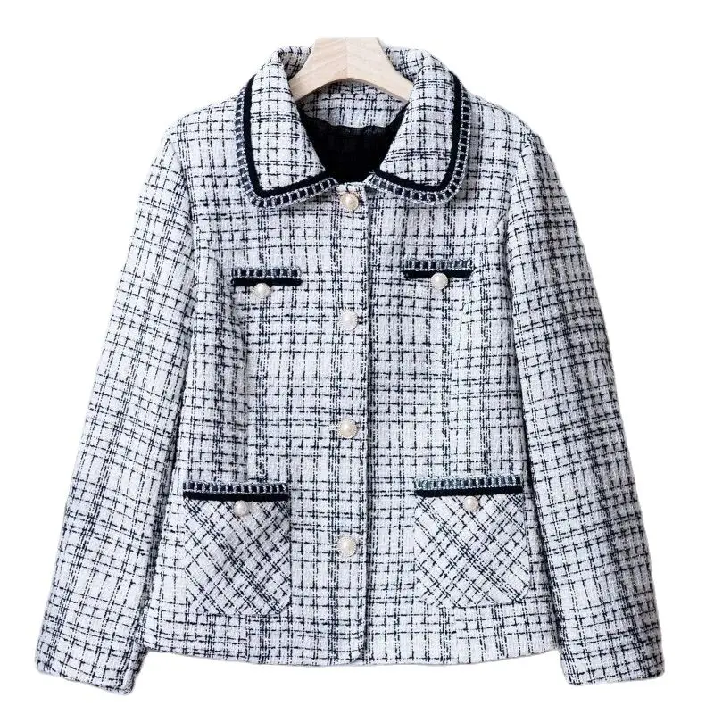 Fashion Plaid Spring And Autumn Coat New 2023 Middle-Aged Women Autumn Dress Small Lapel Coat Short Long Sleeve Suit Jacket
Fashion Plaid Spring And Autumn Coat New 2023 Middle-Aged Women Autumn Dress Small Lapel Coat Short Long Sleeve Suit Jacket