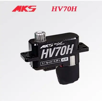 MKS HV70/HV70H 5.4g High Voltage Micro Servo Metal Gear Digital Servo for RC Glider Airplane Aircraft
MKS HV70/HV70H 5.4g High Voltage Micro Servo Metal Gear Digital Servo for RC Glider Airplane Aircraft