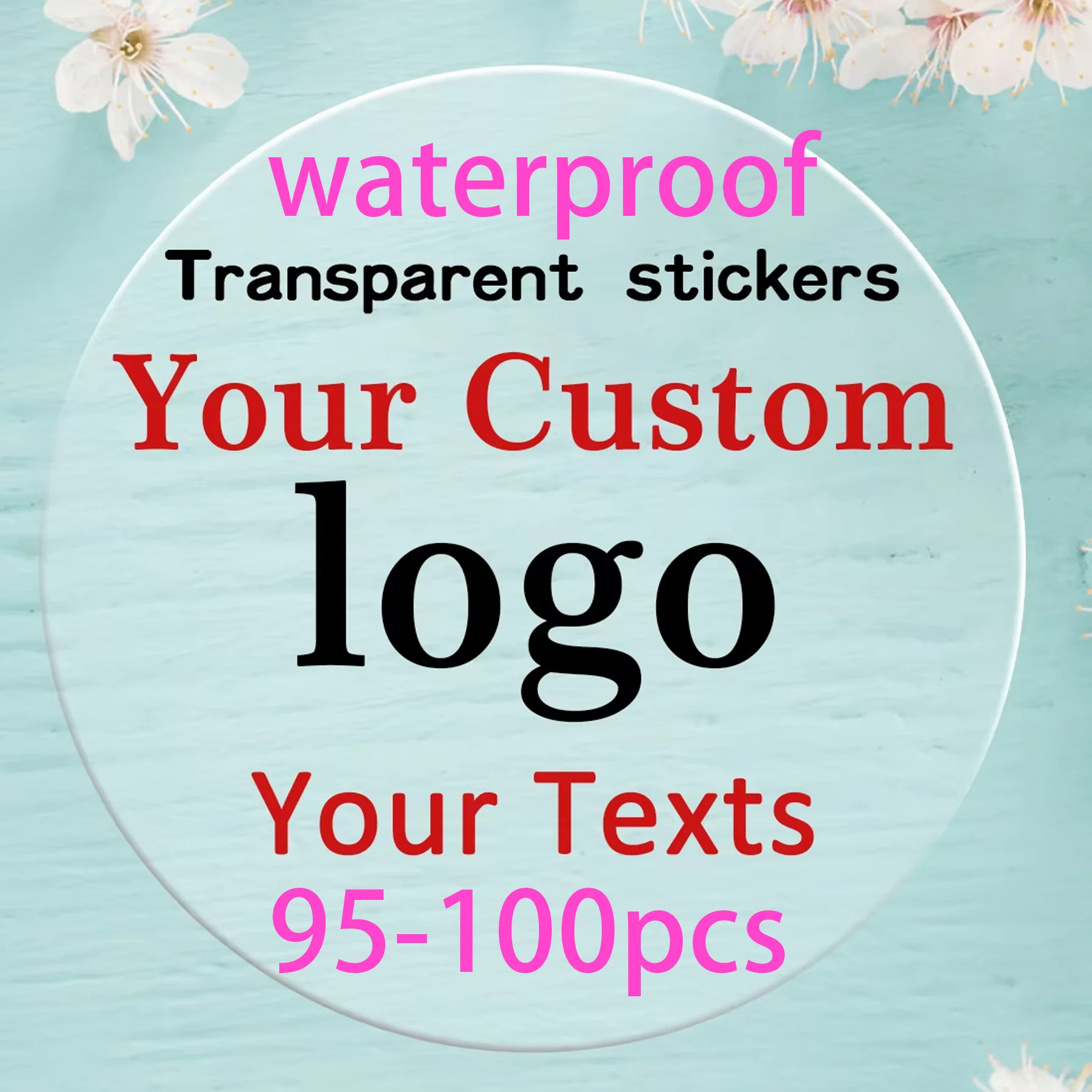 95-100pcs Custom transparent Stickers Personalized Labels&Company Logos,Waterproof&Design Your Own Labels,Birthday Wedding
95-100pcs Custom transparent Stickers Personalized Labels&Company Logos,Waterproof&Design Your Own Labels,Birthday Wedding