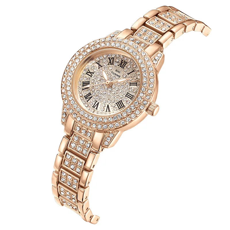 New steel belt diamond women's watch watch full of diamonds Korean women's watch fashion belt diamond quartz spot
New steel belt diamond women's watch watch full of diamonds Korean women's watch fashion belt diamond quartz spot