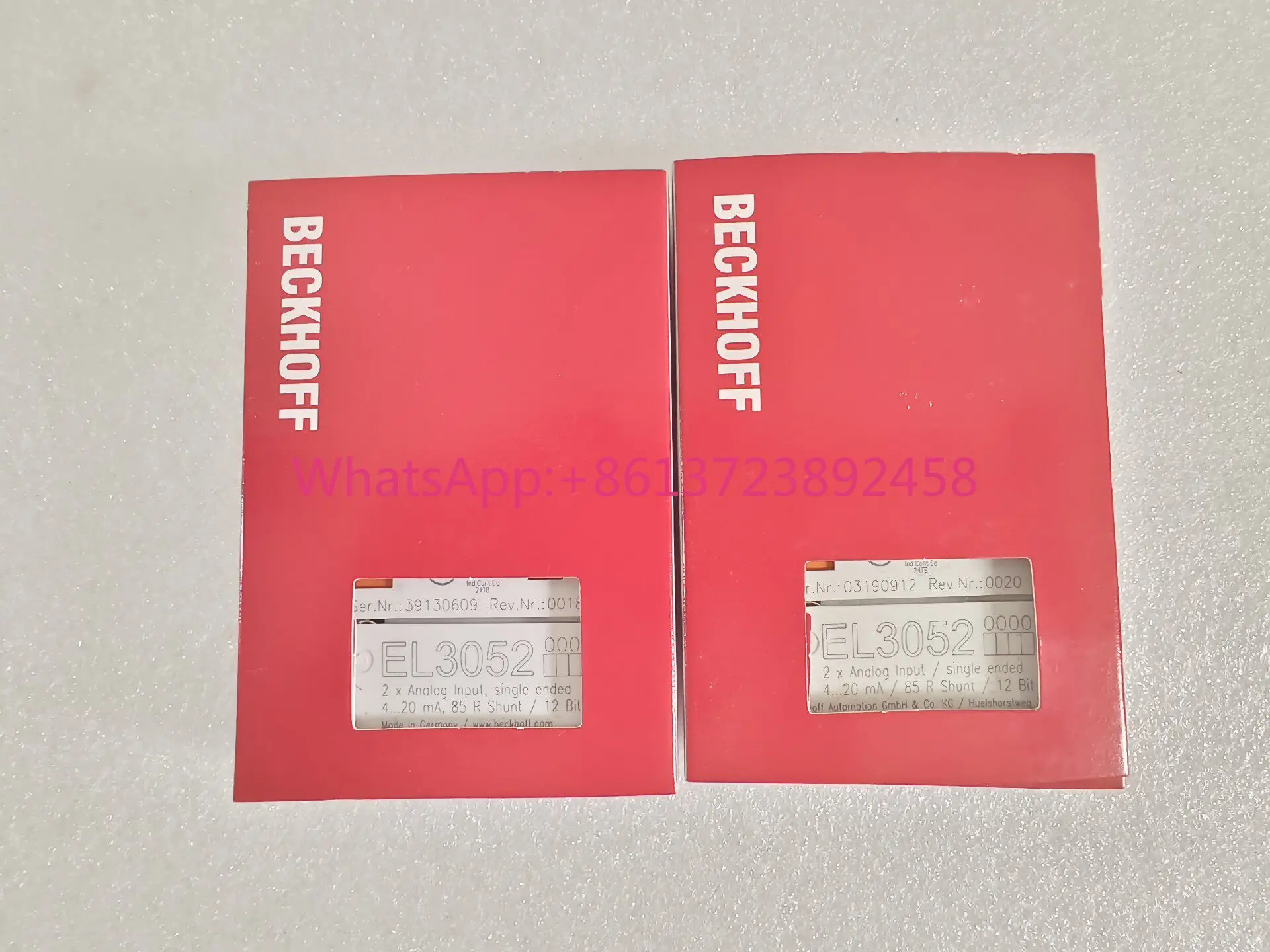 BECKHOFF EL3052 German Beckhoff module
BECKHOFF EL3052 German Beckhoff module