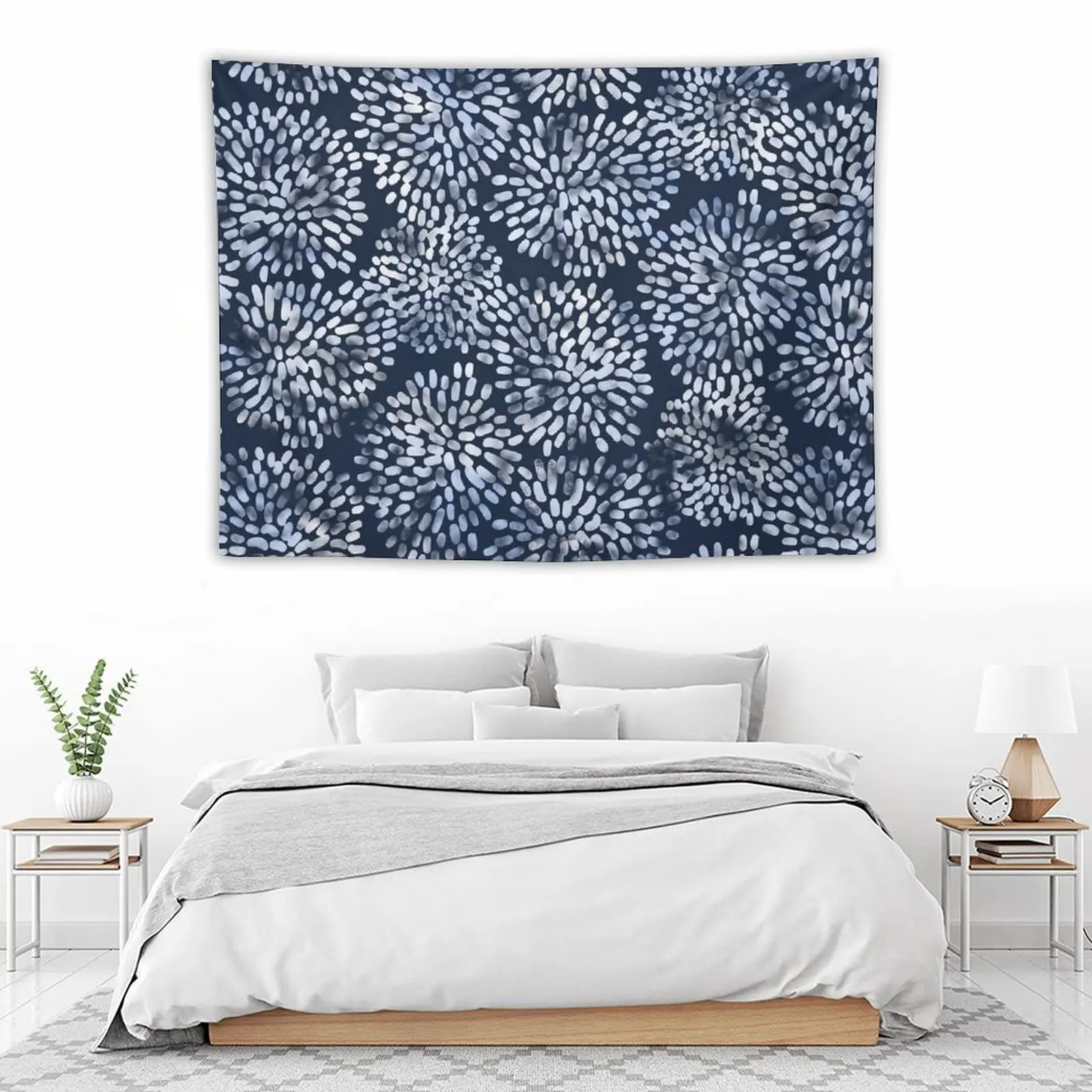Abstract Navy Watercolor Line Flowers Tapestry Aesthetics For Room House Decorations Tapestry
Abstract Navy Watercolor Line Flowers Tapestry Aesthetics For Room House Decorations Tapestry