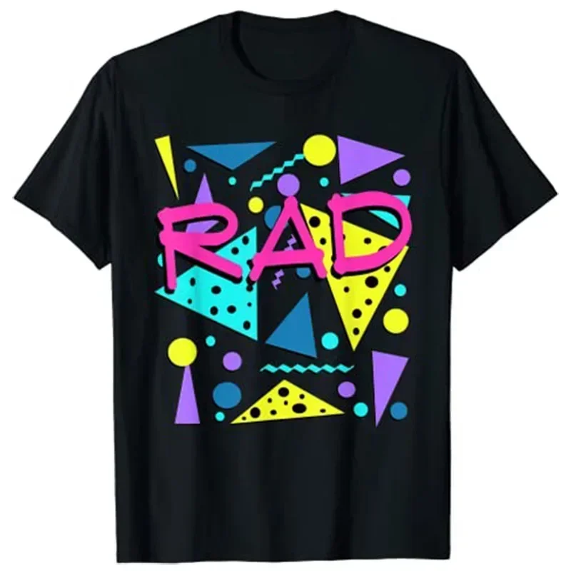 Rad 1980s, винтажный костюм в стиле 80-х годов, футболка с рисунком, футболки, топы
Rad 1980s, винтажный костюм в стиле 80-х годов, футболка с рисунком, футболки, топы