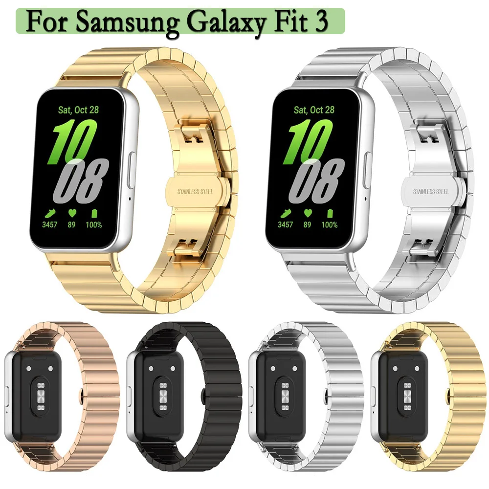Металлический ремешок для Samsung Galaxy Fit 3 (SM-R390), умные часы из нержавеющей стали, браслет в деловом стиле, аксессуары для часов
Металлический ремешок для Samsung Galaxy Fit 3 (SM-R390), умные часы из нержавеющей стали, браслет в деловом стиле, аксессуары для часов
