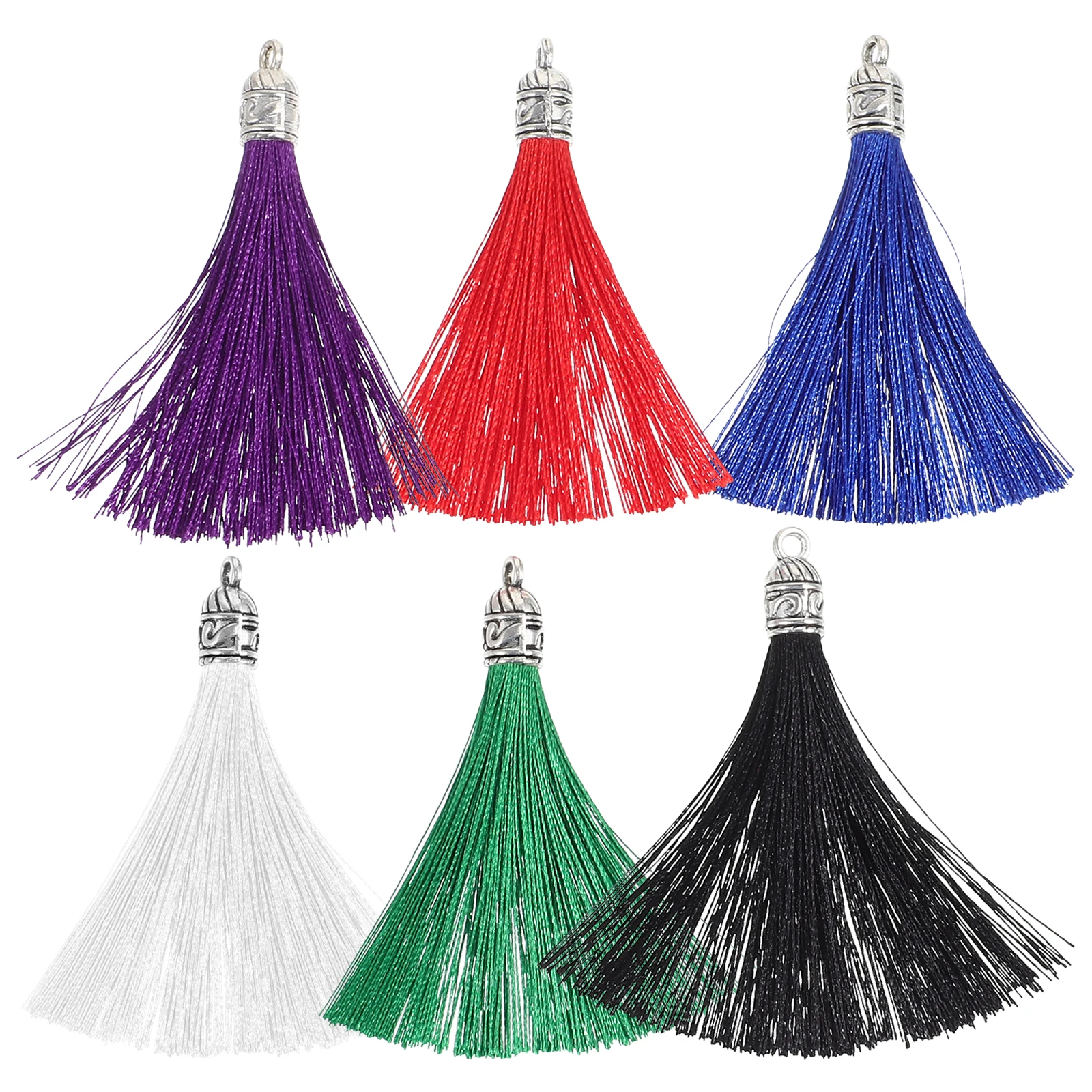 30pcs Tassel Accessories Crafts Decor Tassel Keychain Accessories naments for Jewelry Car DIY Polyester Metal Charm
30pcs Tassel Accessories Crafts Decor Tassel Keychain Accessories naments for Jewelry Car DIY Polyester Metal Charm