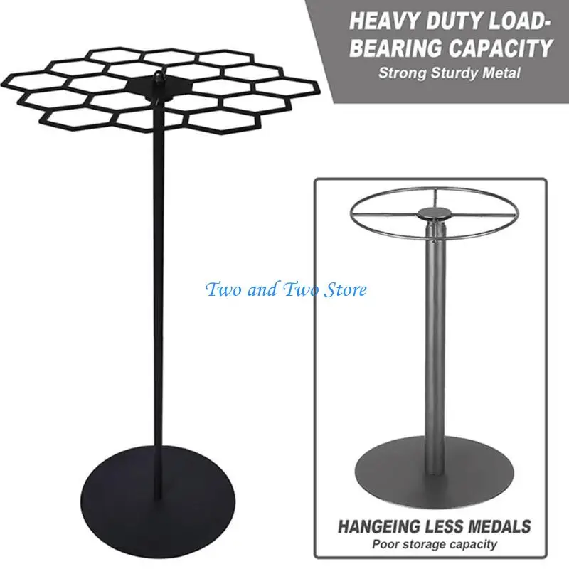 HX6F Fashion Medals Holder Stand Rotating Rack Rotating Medals Holder Sport Medals Organizers Suitable for Athletes Collectors
HX6F Fashion Medals Holder Stand Rotating Rack Rotating Medals Holder Sport Medals Organizers Suitable for Athletes Collectors