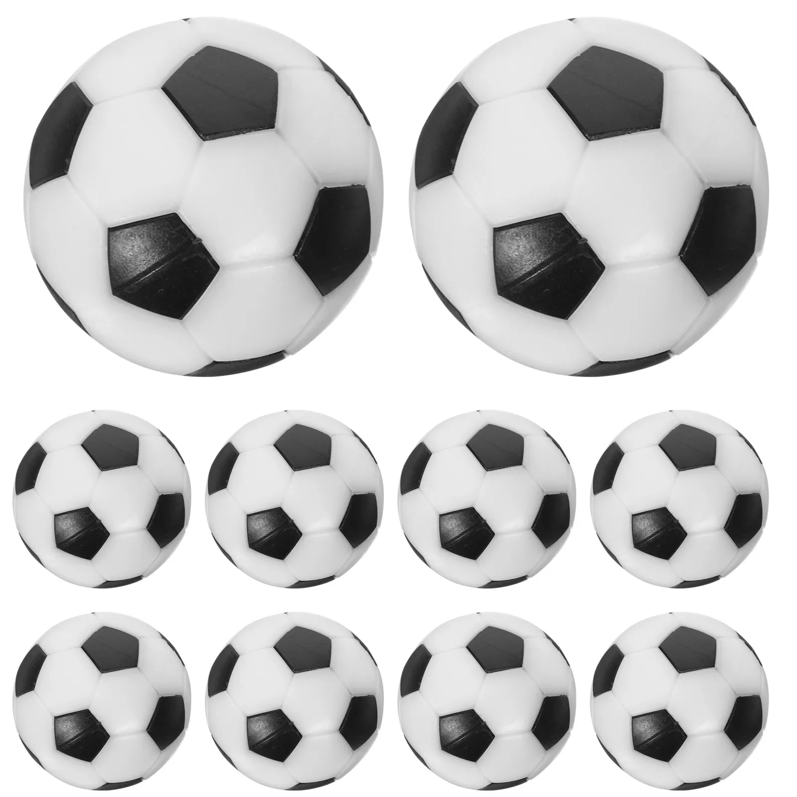 12Pcs Table Football Soccer Balls Black Mini Replacement 3.1cm Plastic Balls for Standard Foosball Table Fast Intense
12Pcs Table Football Soccer Balls Black Mini Replacement 3.1cm Plastic Balls for Standard Foosball Table Fast Intense