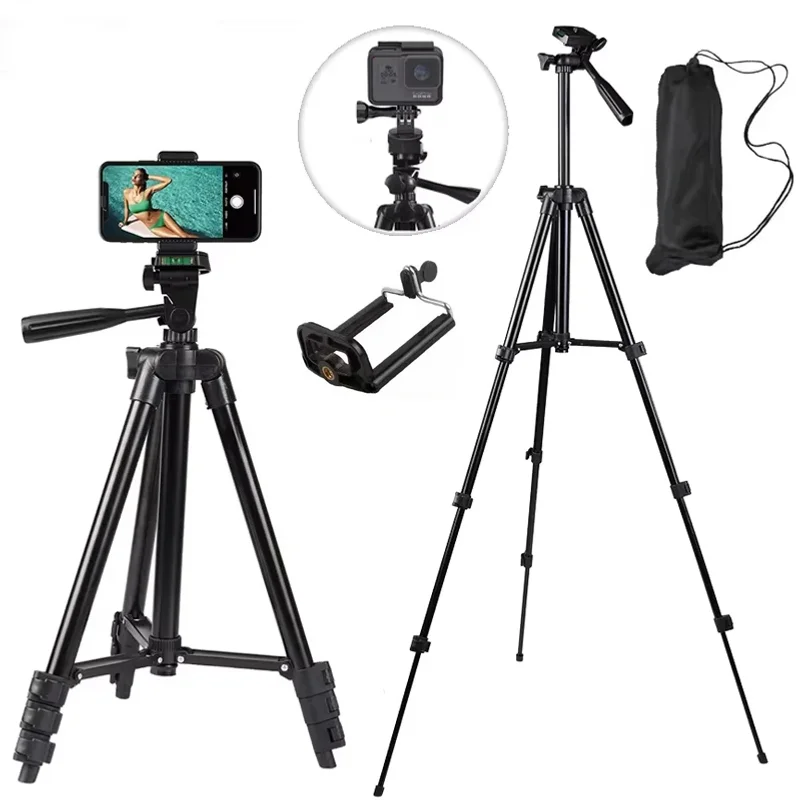 3120 Tripod For Phone 100cm Universal Camera Tripod Stand Phone Holder Lightweight Universal Photography For Xiaomi Huawei DSLR
3120 Tripod For Phone 100cm Universal Camera Tripod Stand Phone Holder Lightweight Universal Photography For Xiaomi Huawei DSLR