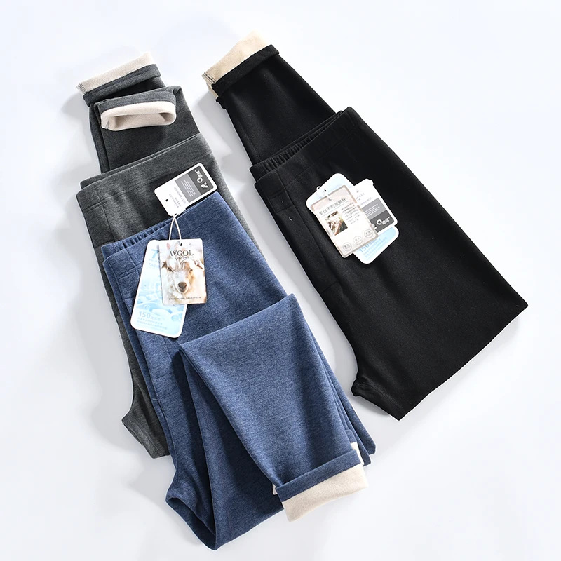 Men's Soft Woolly Cashmere Autumn Winter Thermal Pants Comfortable High Elasticity Warm Base Layer Trousers mid Waist Fit Pol...
Men's Soft Woolly Cashmere Autumn Winter Thermal Pants Comfortable High Elasticity Warm Base Layer Trousers mid Waist Fit Pol...