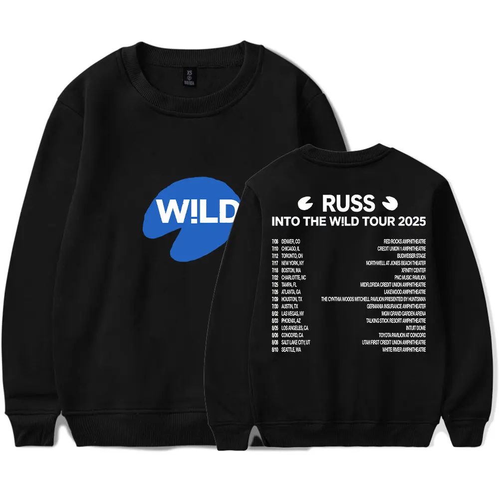 Russ Into The W!ld Tour Merch Long Sleeves Sweatshirts Trendy Streetwear Men Women Crewneck Sweatshirts
Russ Into The W!ld Tour Merch Long Sleeves Sweatshirts Trendy Streetwear Men Women Crewneck Sweatshirts