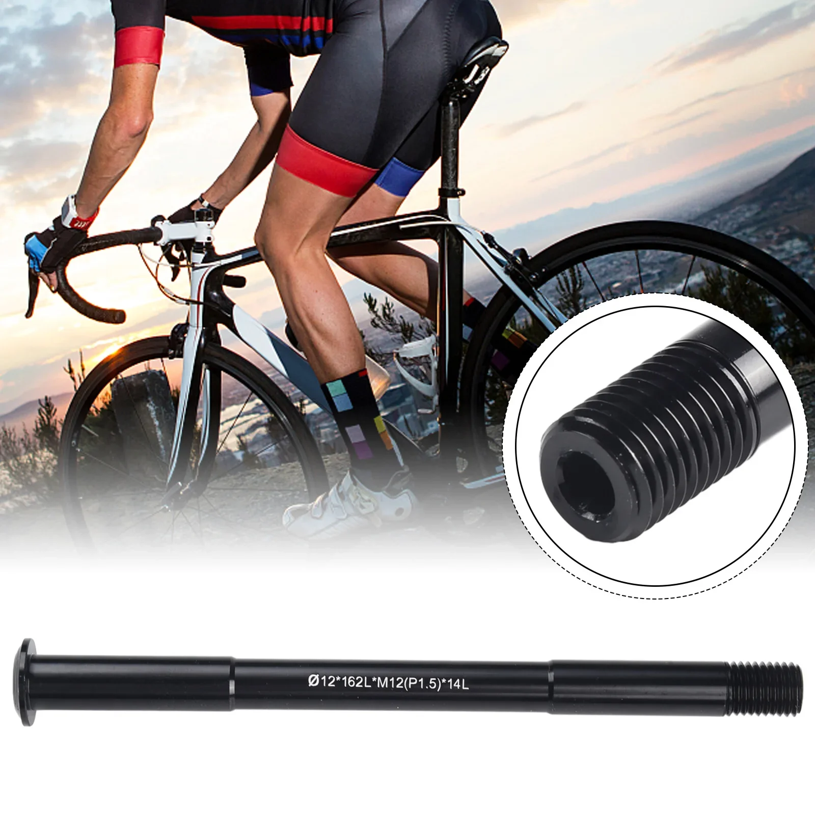 Road-Bike Bicycle Front / Rear Thru Axle 100/142*12mm For TCR Liv Aluminum-Alloy Bicycle Quick Release Hexagonal Shaft Rod
Road-Bike Bicycle Front / Rear Thru Axle 100/142*12mm For TCR Liv Aluminum-Alloy Bicycle Quick Release Hexagonal Shaft Rod