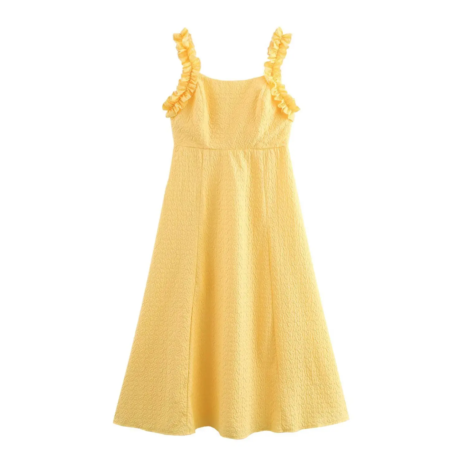 French Style Yellow Strapless Dress Women's Summer New Waist-Cinching Long Dress Beach Vacation Skirt Sleeveless Elegant
French Style Yellow Strapless Dress Women's Summer New Waist-Cinching Long Dress Beach Vacation Skirt Sleeveless Elegant