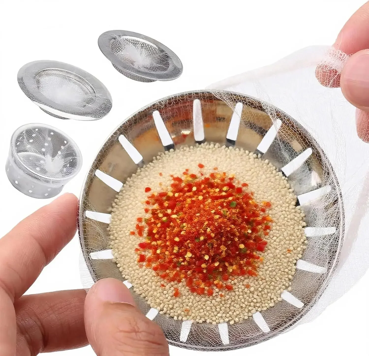 200 Pcs Disposable Mesh Sink Strainers, Anti-Clog Drain Filters for Food Waste, Fits Most Kitchen
200 Pcs Disposable Mesh Sink Strainers, Anti-Clog Drain Filters for Food Waste, Fits Most Kitchen