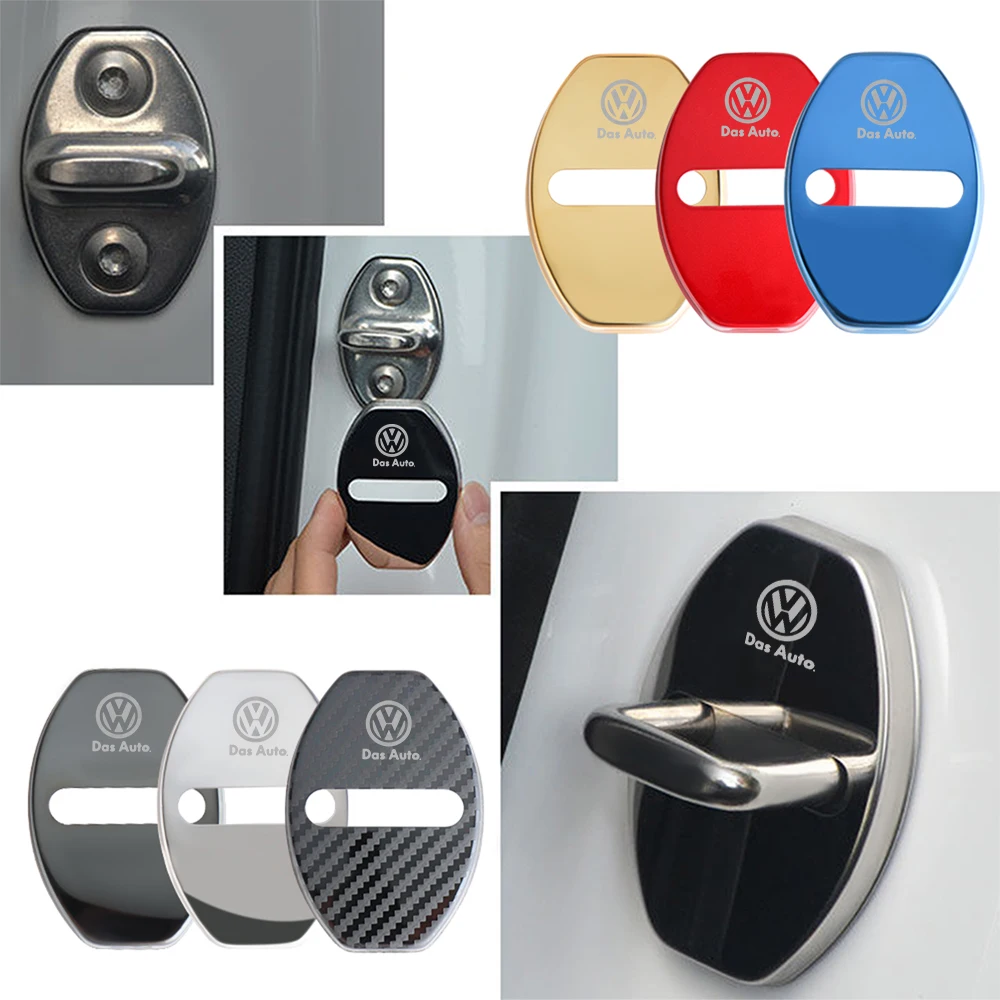 4Pcs Metal Car Door Lock Cover Protective Cover Stickers For Volkswagen VW Golf Passat Sharan Polo Tiguan Touran T-ROC Scirocco
4Pcs Metal Car Door Lock Cover Protective Cover Stickers For Volkswagen VW Golf Passat Sharan Polo Tiguan Touran T-ROC Scirocco