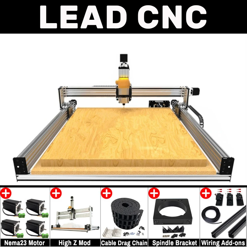 Openbuilds LEAD CNC Machine 4-Axis Screw Driven High Precision Engraver Powerful Stepper Motor for Wood Metal Plastic Acrylic
Openbuilds LEAD CNC Machine 4-Axis Screw Driven High Precision Engraver Powerful Stepper Motor for Wood Metal Plastic Acrylic
