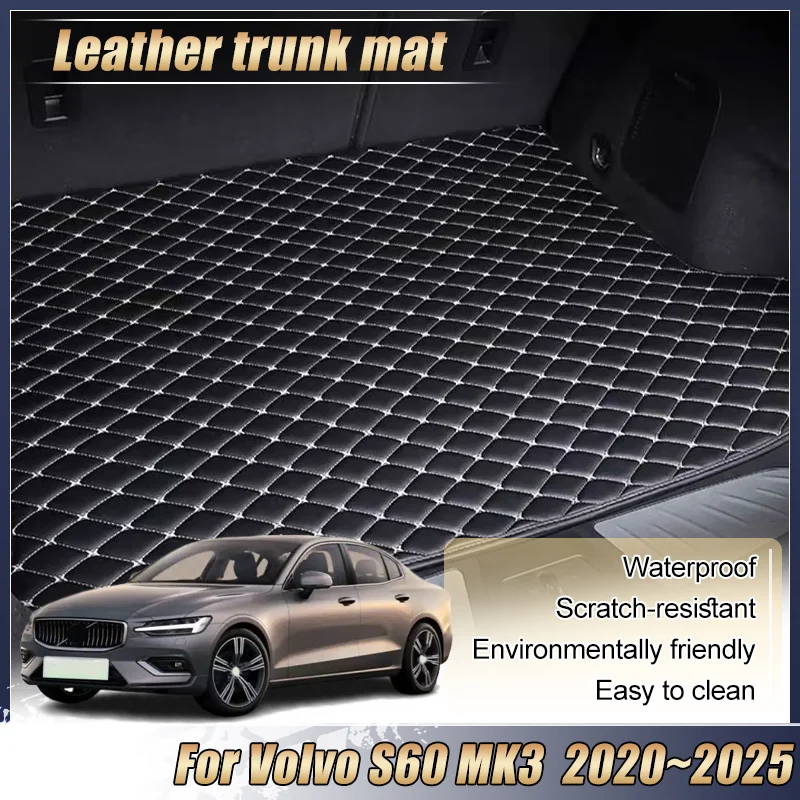 For Volvo S60 MK3 2020-2025 Car Trunk Mats Leather Floor Tray Liner Cargo Area Anti-Slip Storage Pad Car Interior Accessories
For Volvo S60 MK3 2020-2025 Car Trunk Mats Leather Floor Tray Liner Cargo Area Anti-Slip Storage Pad Car Interior Accessories
