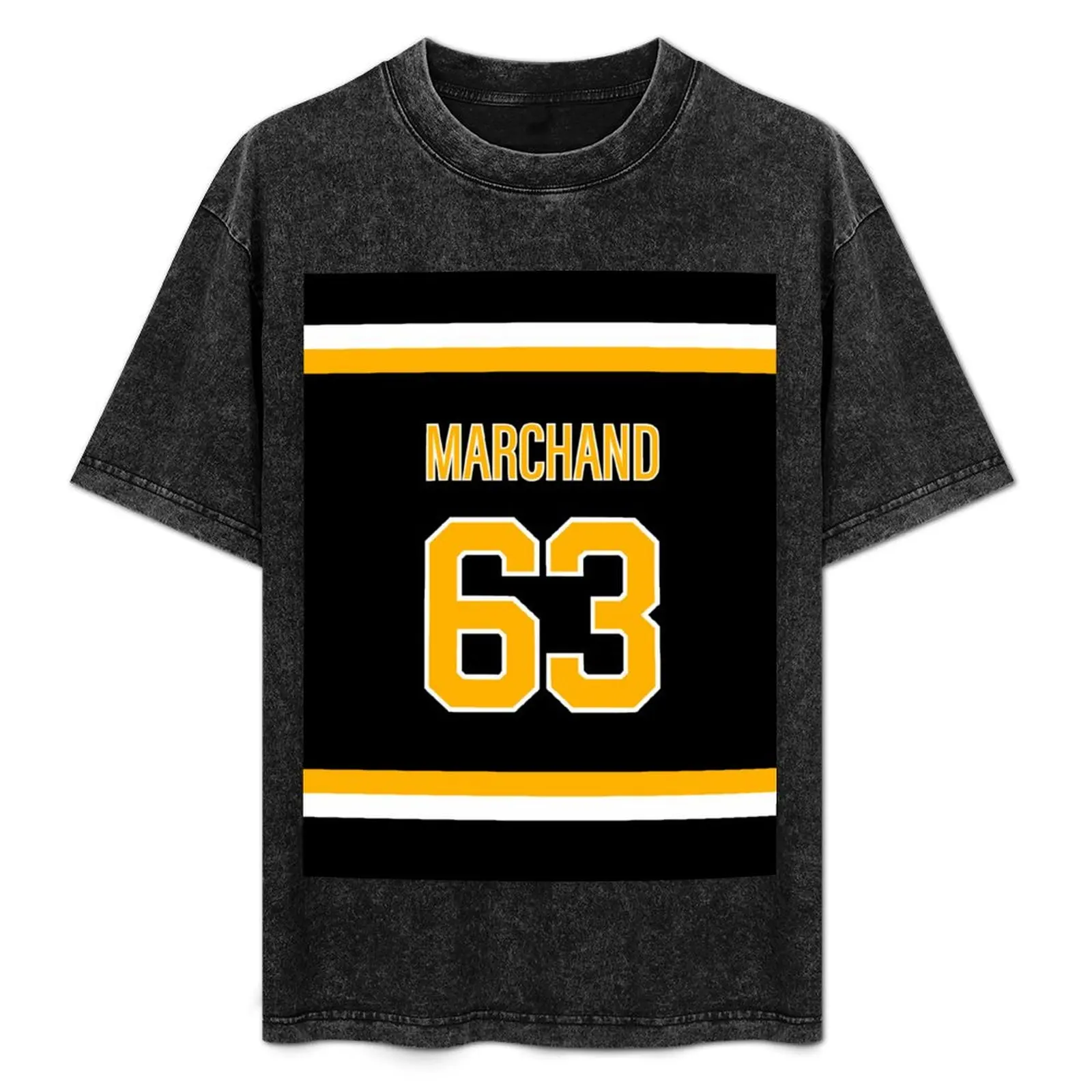 Brad Marchand Jersey T-Shirt Basic Comfort Fit T-Shirt for Men
Brad Marchand Jersey T-Shirt Basic Comfort Fit T-Shirt for Men