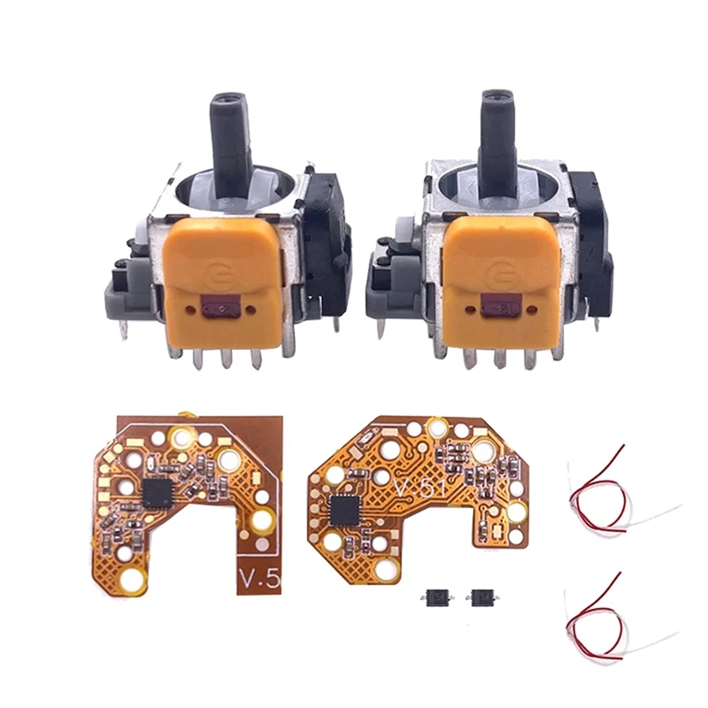 ABSF 2PCS Hall Joystick+Calibration Board For One Gamepad Hall Effect & Hall Joystick Center/Outer Ring Calibration
ABSF 2PCS Hall Joystick+Calibration Board For One Gamepad Hall Effect & Hall Joystick Center/Outer Ring Calibration