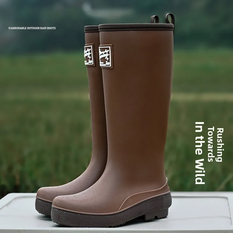 2026 New High-Tube Rain Boots Women's Adult High-End Fashion Waterproof Korean Long Tube Water Shoes Thickened EVA Spring Autumn
2026 New High-Tube Rain Boots Women's Adult High-End Fashion Waterproof Korean Long Tube Water Shoes Thickened EVA Spring Autumn