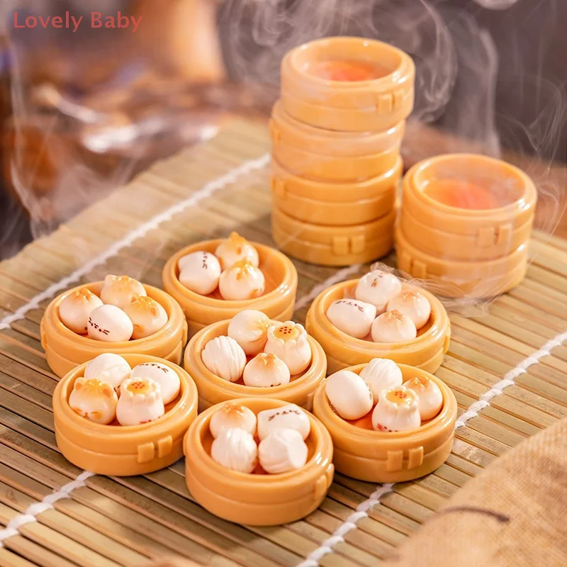 1set Dollhouse Miniature Steamer Ornaments Mini Food Toys + Imitation Steamed Buns Decoration Kitchen Accessories
1set Dollhouse Miniature Steamer Ornaments Mini Food Toys + Imitation Steamed Buns Decoration Kitchen Accessories