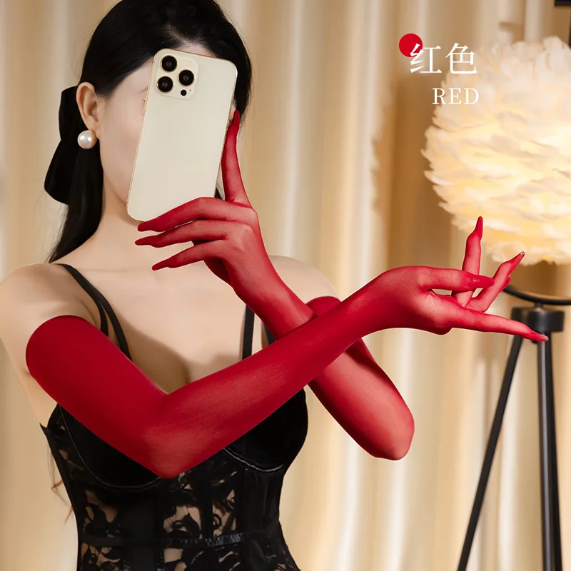 3D Ultra-thin Black Sexy Seamless Split Five Finger Gloves Fashion Wedding Etiquette Long sleeved Sunscreen Arm Women Stockings
3D Ultra-thin Black Sexy Seamless Split Five Finger Gloves Fashion Wedding Etiquette Long sleeved Sunscreen Arm Women Stockings