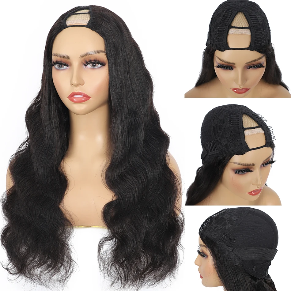 100% Human Hair Brazilian Body Wave V Part Half Wigs 200% Density Black Bouncy Wave Upgrade U Part Wear Go Glueless Half Wigs
100% Human Hair Brazilian Body Wave V Part Half Wigs 200% Density Black Bouncy Wave Upgrade U Part Wear Go Glueless Half Wigs
