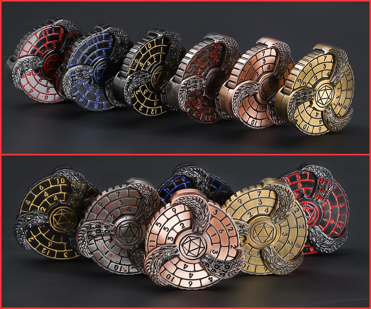 Metal 7-in-1 Roulette Dice Spinner for Tabletop RPGs - Dungeons & Dragons Gaming
Metal 7-in-1 Roulette Dice Spinner for Tabletop RPGs - Dungeons & Dragons Gaming