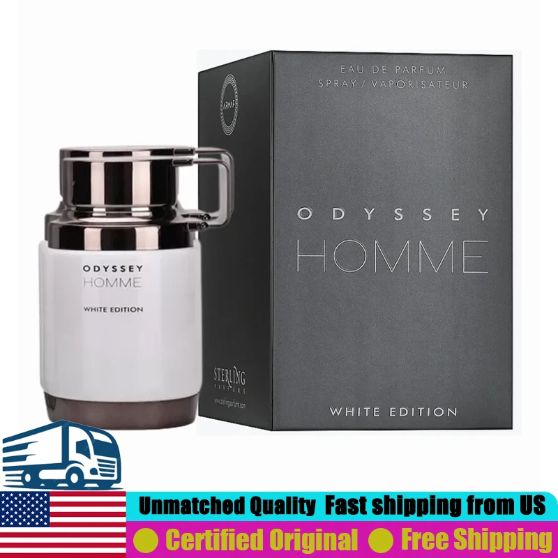 Armaf Odyssey Homme White Edition Eau de Parfum 3.4 Oz Premium Arabian Perfumes Lasting Fresh Aquatic Pheromones Perfume for Men
Armaf Odyssey Homme White Edition Eau de Parfum 3.4 Oz Premium Arabian Perfumes Lasting Fresh Aquatic Pheromones Perfume for Men