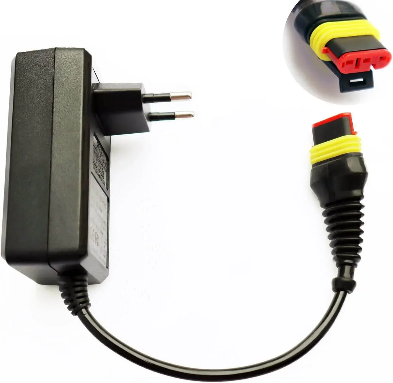 EU Plug 28V 1.3A Adapter Charger Power Supply for Husqvarna Automower 105 305 315X 40X 2016-2022 / Gardena 2016+/Sileno 2018
EU Plug 28V 1.3A Adapter Charger Power Supply for Husqvarna Automower 105 305 315X 40X 2016-2022 / Gardena 2016+/Sileno 2018