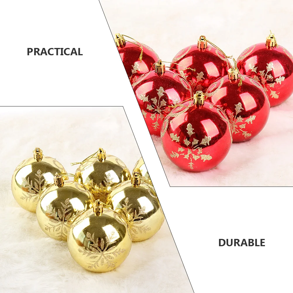 12 Pcs Christmas Ball Pendant Plastic for Party Supplies Decor Bright Light Holiday Xmas Tree Glitter Snowflake Baubles Pendent
12 Pcs Christmas Ball Pendant Plastic for Party Supplies Decor Bright Light Holiday Xmas Tree Glitter Snowflake Baubles Pendent