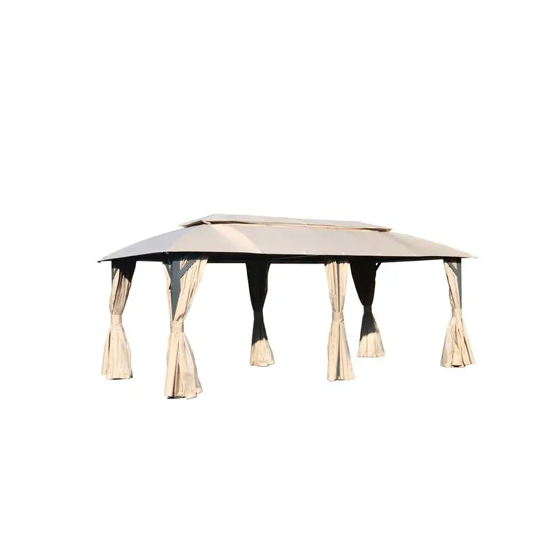 10x20 FT Outdoor Gazebo with Double Roof, Privacy Curtains, Mosquito Netting, Heavy Duty Metal Frame Canopy for Patio,
10x20 FT Outdoor Gazebo with Double Roof, Privacy Curtains, Mosquito Netting, Heavy Duty Metal Frame Canopy for Patio,