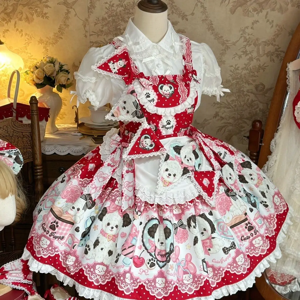 Yan Ran Lolita Original Design Dress Fashion Pastoral Summer Retro Cute OP Printed Dress Women vestido feminino
Yan Ran Lolita Original Design Dress Fashion Pastoral Summer Retro Cute OP Printed Dress Women vestido feminino