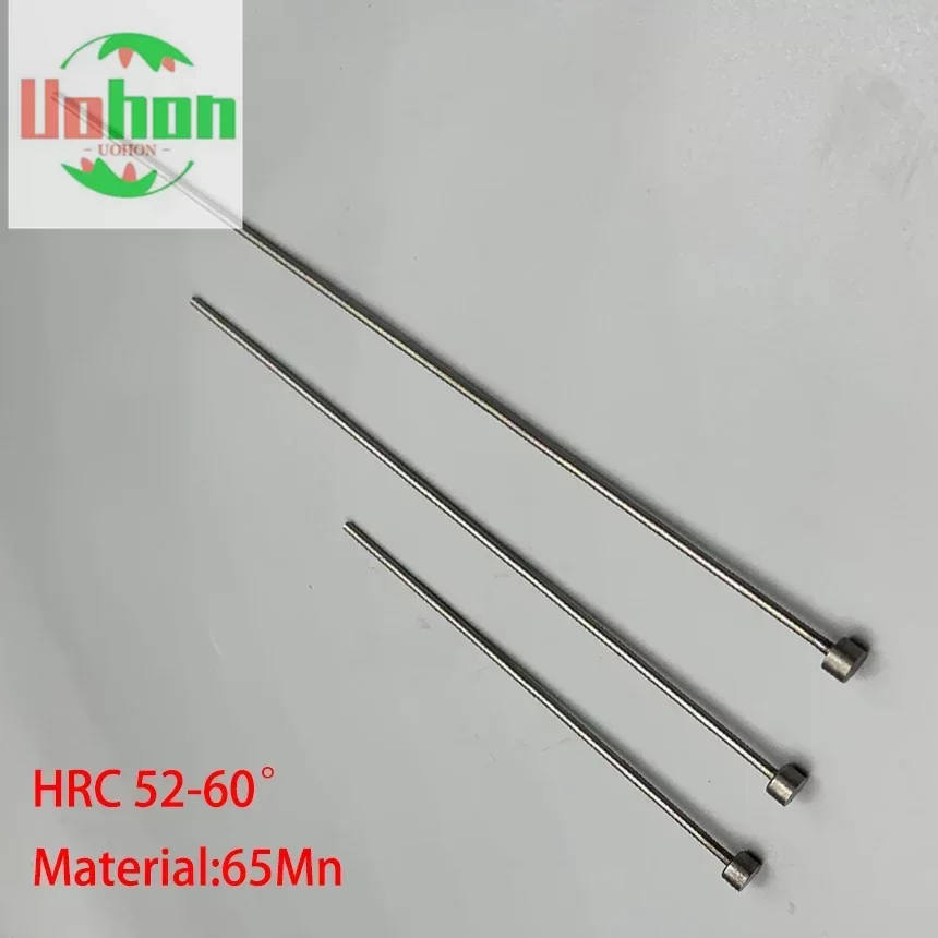 1.5mm OD 1.5*100/150/200 1.5x100/150/200 65Mn HRC60 Round Tip Plastic Injection Component Mold Straight Punching Ejector Pin
1.5mm OD 1.5*100/150/200 1.5x100/150/200 65Mn HRC60 Round Tip Plastic Injection Component Mold Straight Punching Ejector Pin