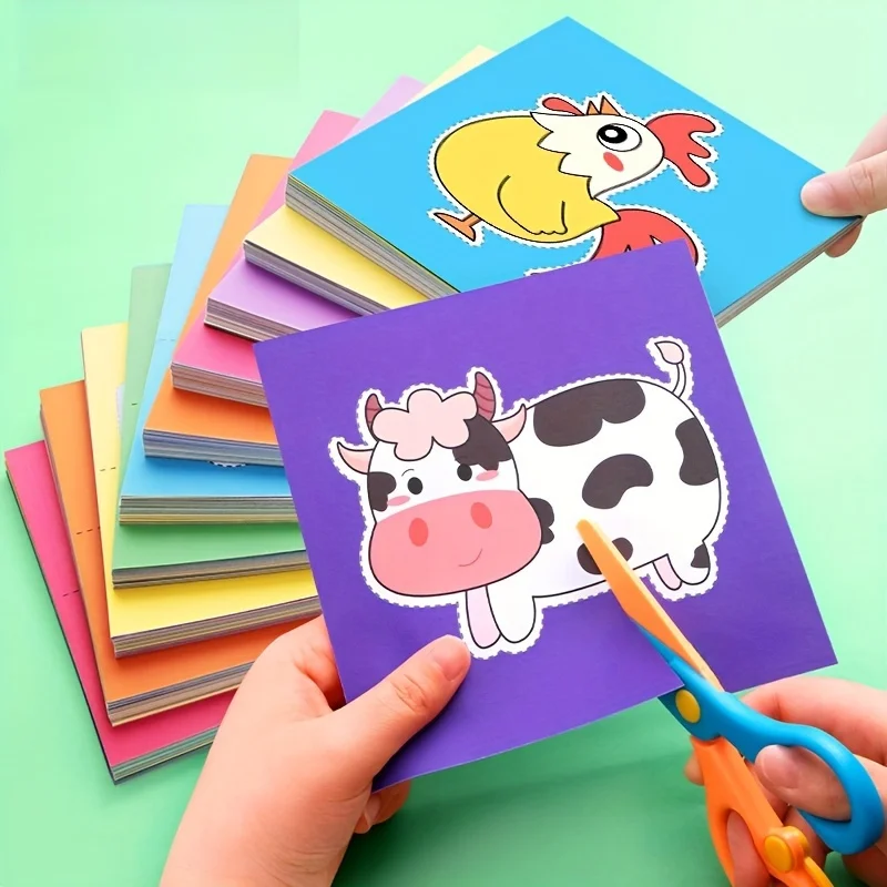 Random 30pcs of School Scissors Skills Activity Set- Includes 1pc of Safety Paper-Cutting Scissors, Paper-Cutting Craft Set,
Random 30pcs of School Scissors Skills Activity Set- Includes 1pc of Safety Paper-Cutting Scissors, Paper-Cutting Craft Set,