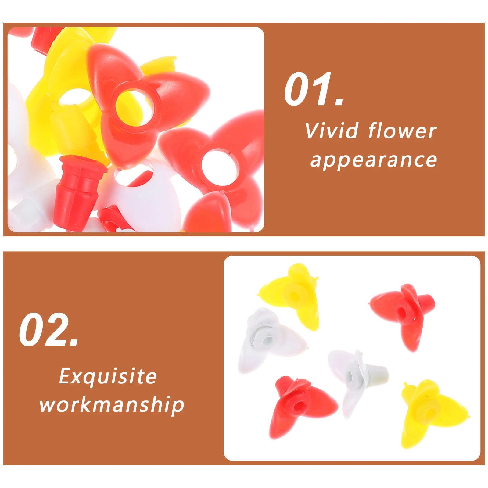 15 Pcs Bird Flowers Plastic Bee Feeder Flower Shape Feeding Tool Creative Hummingbird Feeder Outdoor Garden Decor Pet Supplies
15 Pcs Bird Flowers Plastic Bee Feeder Flower Shape Feeding Tool Creative Hummingbird Feeder Outdoor Garden Decor Pet Supplies