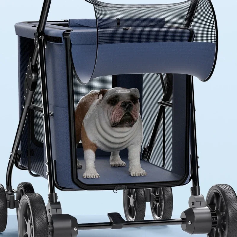 Top Selling Multiple Pet Carts Large Dog Carts Large Folding Space of 60 Kilograms for Outdoor Use Pet Strollers
Top Selling Multiple Pet Carts Large Dog Carts Large Folding Space of 60 Kilograms for Outdoor Use Pet Strollers