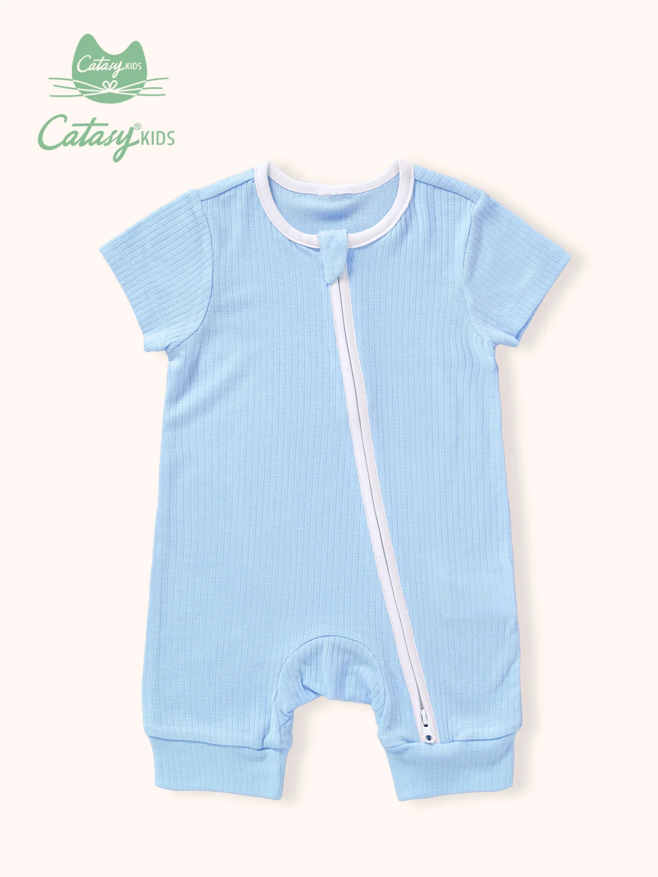Baby Boys Short Sleeve Romper, Bamboo Fiber Breathable Onesie, Dual Zipper Casual Bodysuit For Spring Summer
Baby Boys Short Sleeve Romper, Bamboo Fiber Breathable Onesie, Dual Zipper Casual Bodysuit For Spring Summer