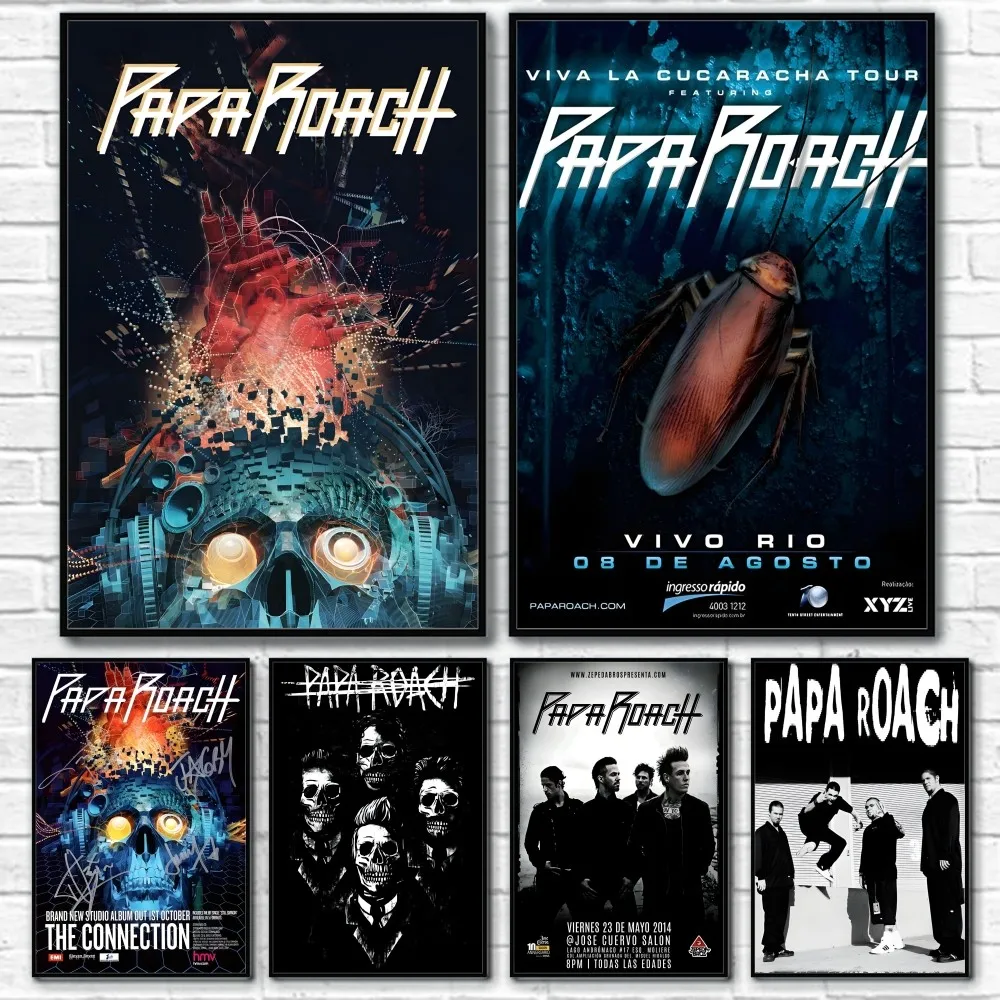 P-Papa Roach Rock Roll Band Retro Poster Sticky Wall Art Printing Waterproof Home Living Bed Room Bar Aesthetic Decor
P-Papa Roach Rock Roll Band Retro Poster Sticky Wall Art Printing Waterproof Home Living Bed Room Bar Aesthetic Decor