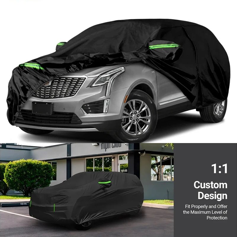 210T Waterproof Car Covers Custom Fit For Cadillac XT5 2016-2025 All Weather With Zipper Door Snow Rain Dust Hail Protection
210T Waterproof Car Covers Custom Fit For Cadillac XT5 2016-2025 All Weather With Zipper Door Snow Rain Dust Hail Protection